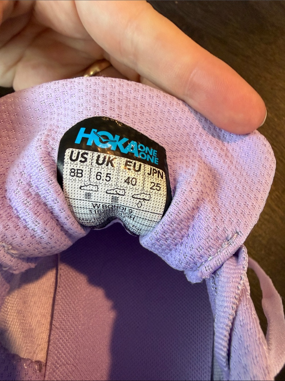 Hoka One One HOKA Bondi 9 Aster Flower Starlight Glow - Picture 6 of 6
